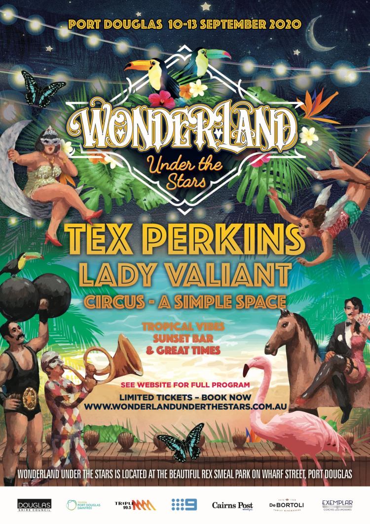 wonderland spiegeltent port douglas
