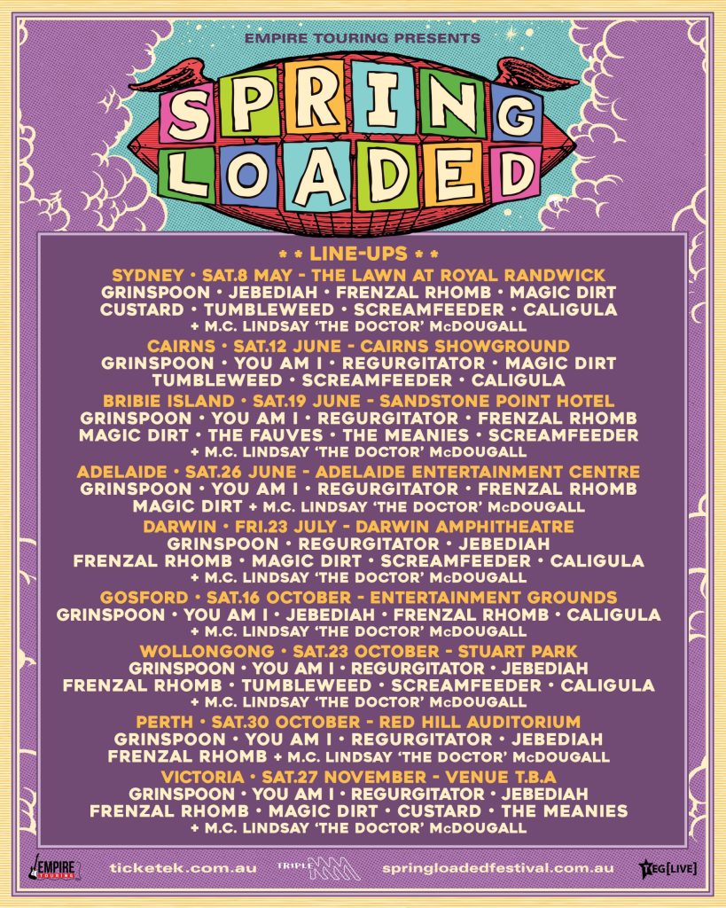 Spring Loaded Cairns Playlist