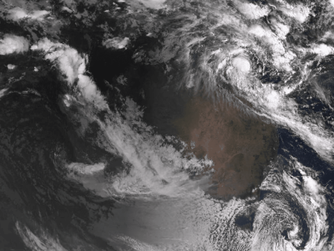 Cyclone Niran Forms in Coral Sea This Morning