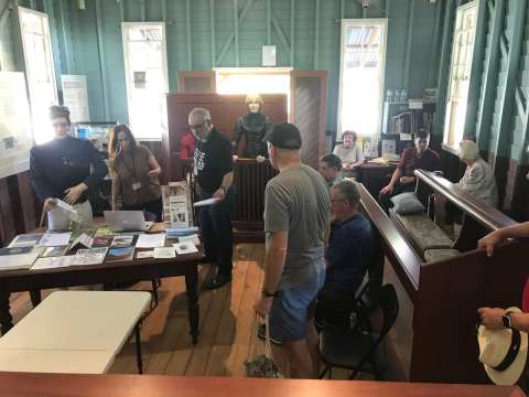 Visiting Conference Group Takes a Closer Look at the Famous Trial of Ellen Thomson