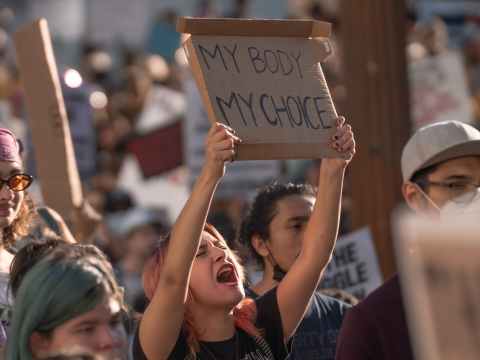 protest against roe v wade overturning in los angeles ca
